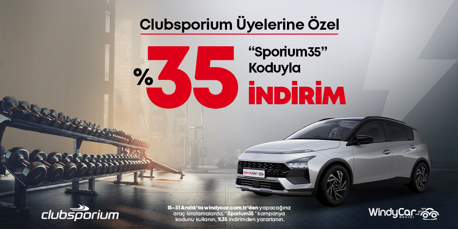 Clubsporium Üyelerine Özel %35 İndirim !