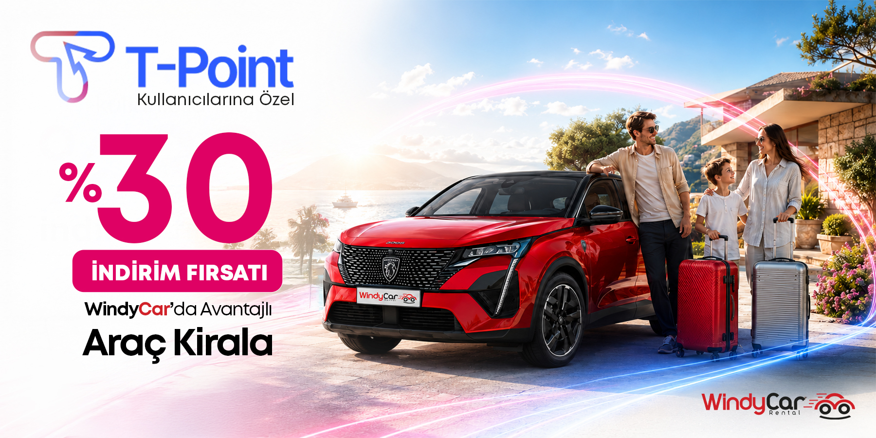 T-Point Kullanıcılarına WindyCar %30 İndirim Fırsatı !
