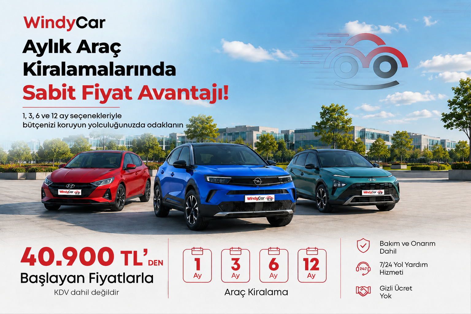 Aylık Kiralamalarda Fırsatlar WindyCar’da!