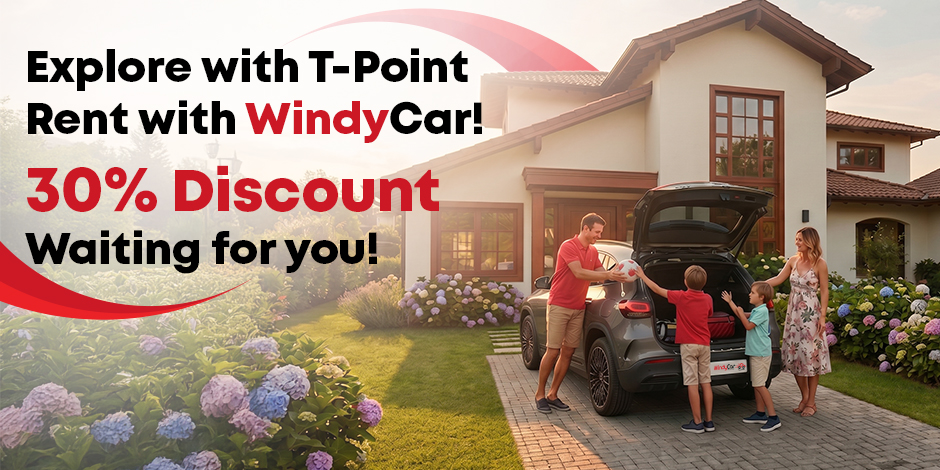 T-Point Users Enjoy 30% Off at WindyCar!